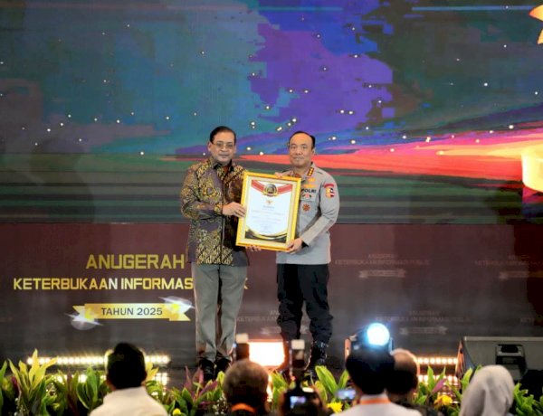 Reformasi Birokrasi Polri Berbuah Penghargaan KIP 2025, Jadi Teladan Nasional