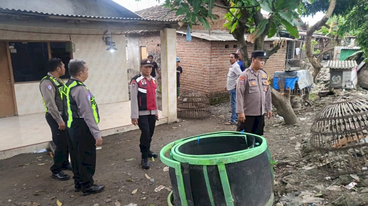 Polsek Balongbendo Datangi Lokasi Sabung Ayam di Desa Kemangsen