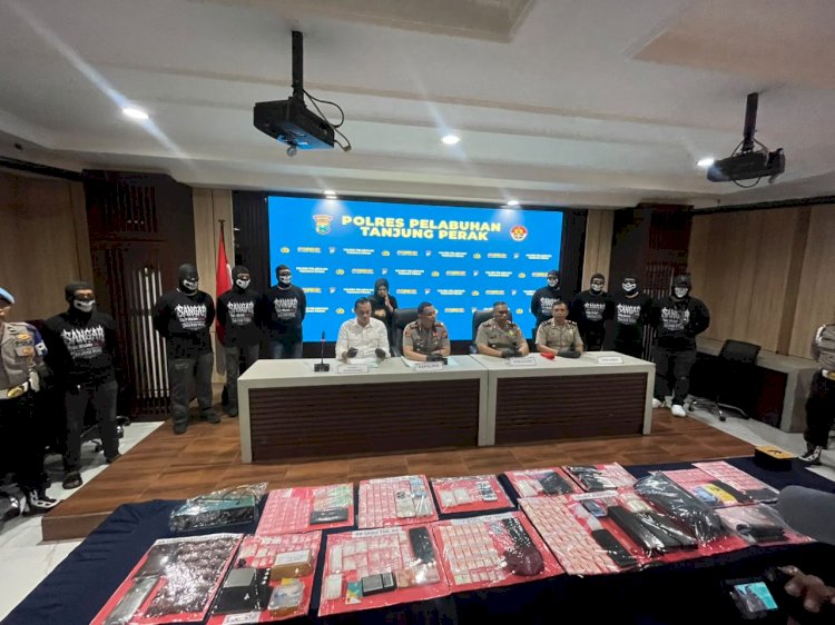 Operasi Tumpas Narkoba 2026, Polres Pelabuhan Tanjung Perak Amankan 27 Tersangka dan Sita 1 Kilogram Sabu